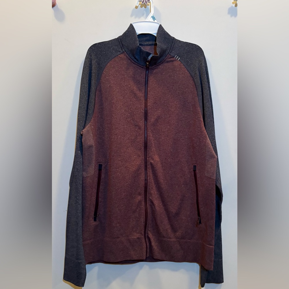 lululemon athletica Men's Two-Tone Jacket - Gray and Brown